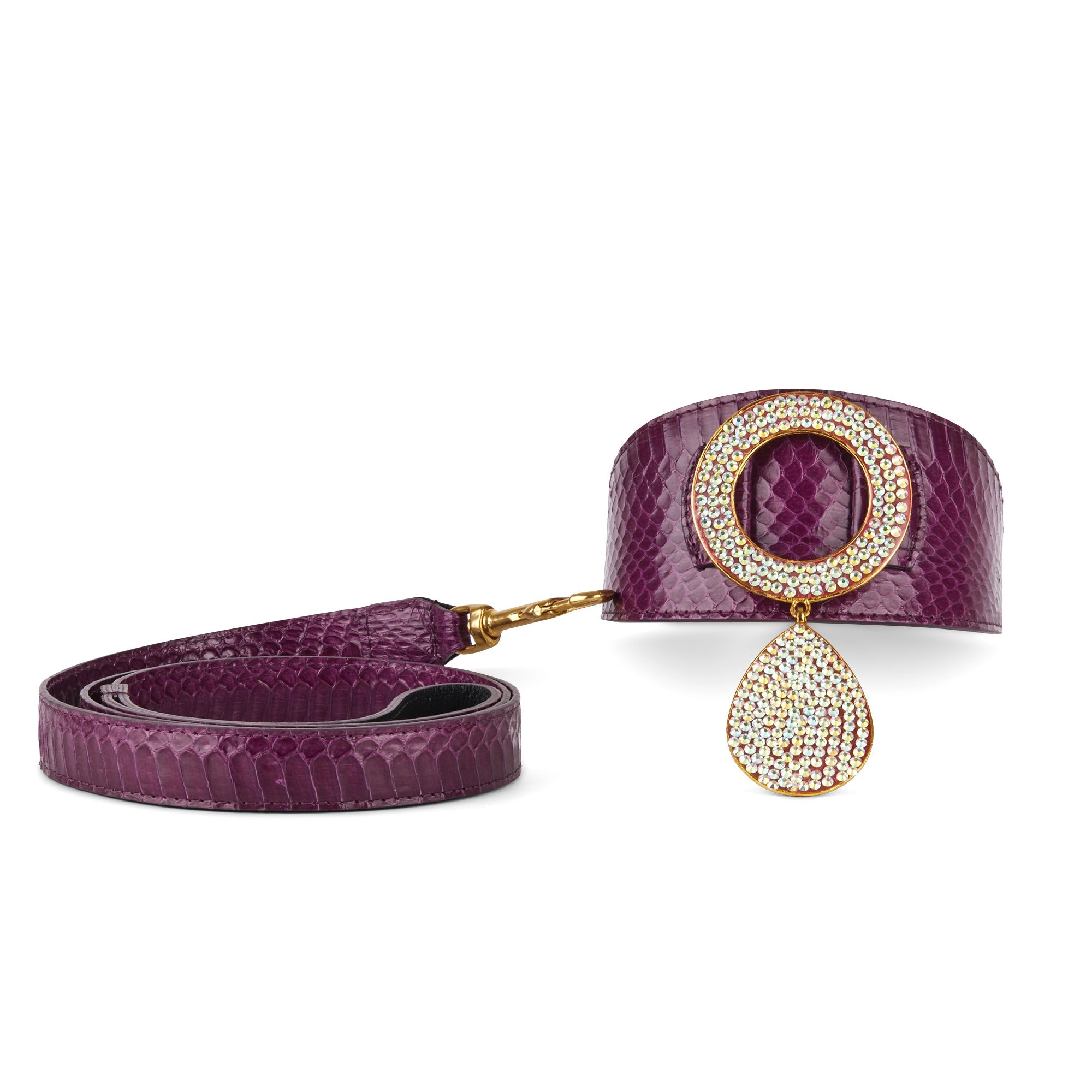Solar Flare Snake Print Collars